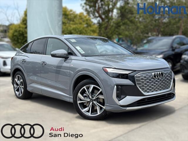 new 2025 Audi Q4 e-tron Sportback car, priced at $64,190