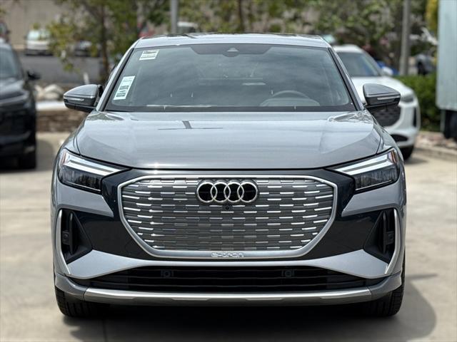 new 2025 Audi Q4 e-tron Sportback car, priced at $64,190