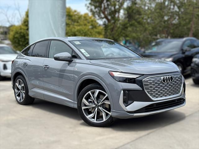 new 2025 Audi Q4 e-tron Sportback car, priced at $64,190
