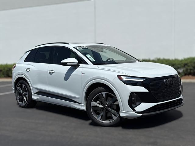 new 2024 Audi Q4 e-tron car, priced at $55,570