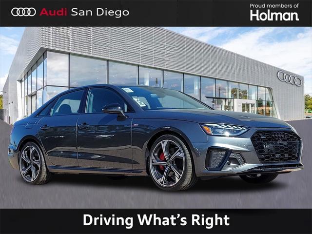 new 2025 Audi A4 car, priced at $53,475