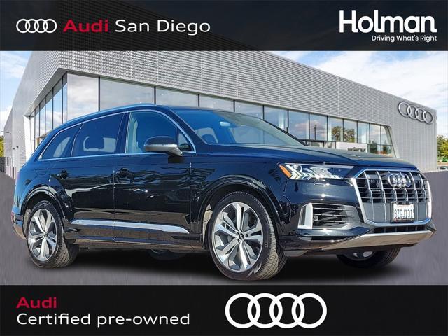 used 2022 Audi Q7 car, priced at $46,500