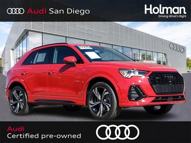 used 2024 Audi Q3 car, priced at $36,995