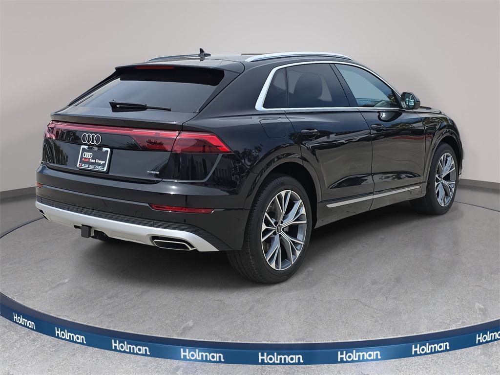 new 2025 Audi Q8 car, priced at $83,185