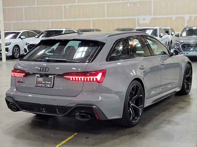 new 2025 Audi RS 6 Avant car, priced at $152,645