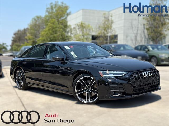 new 2025 Audi A8 car, priced at $103,145