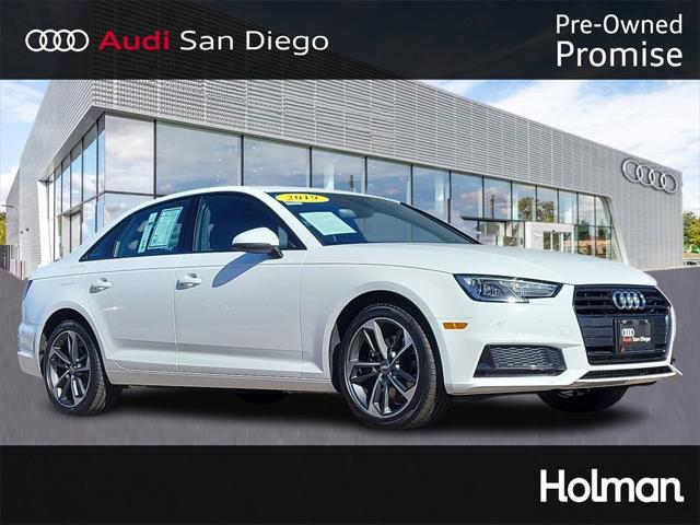 used 2019 Audi A4 car, priced at $19,600