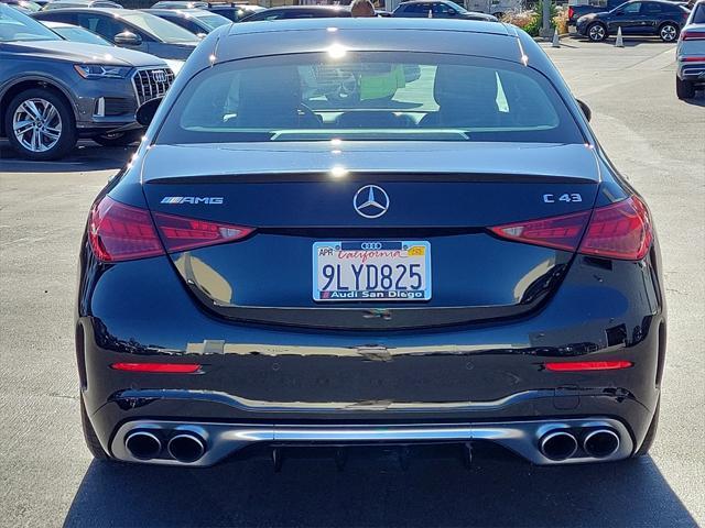 used 2024 Mercedes-Benz AMG C 43 car, priced at $60,900