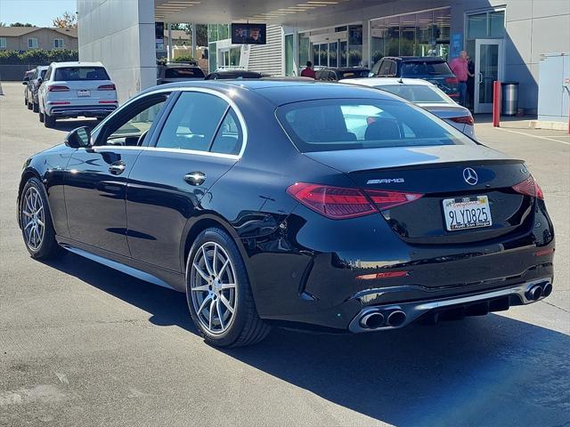 used 2024 Mercedes-Benz AMG C 43 car, priced at $60,900