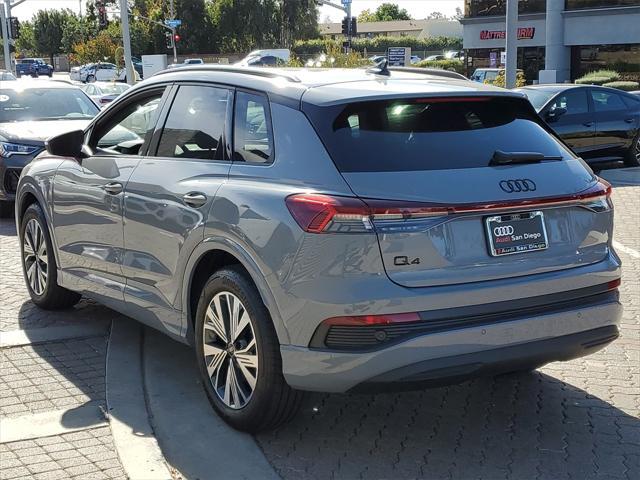 new 2025 Audi Q4 e-tron car, priced at $56,040