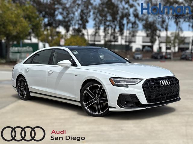new 2025 Audi A8 car, priced at $103,145