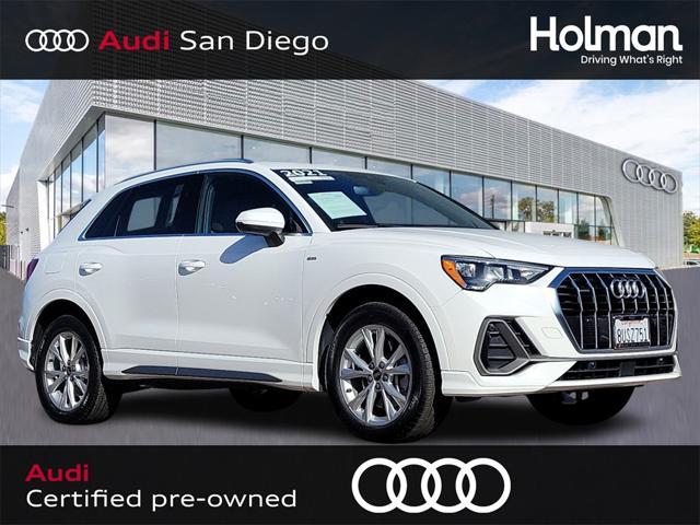 used 2021 Audi Q3 car, priced at $27,999