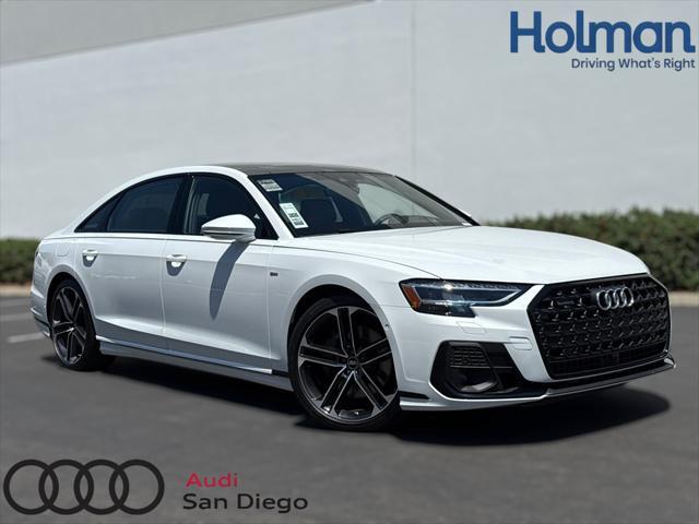new 2025 Audi A8 car, priced at $103,145