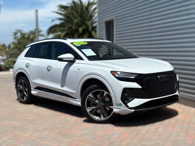 used 2024 Audi Q4 e-tron car, priced at $41,945