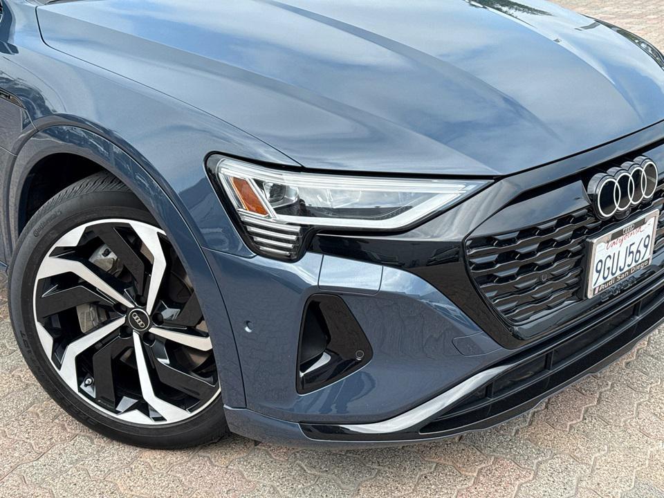 used 2024 Audi Q8 e-tron car, priced at $44,995