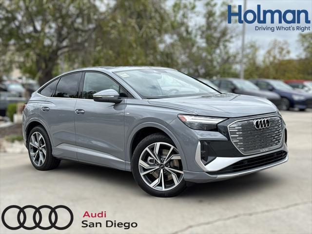 new 2025 Audi Q4 e-tron Sportback car, priced at $61,780