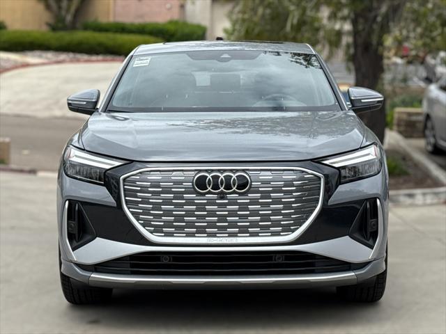 new 2025 Audi Q4 e-tron Sportback car, priced at $61,780