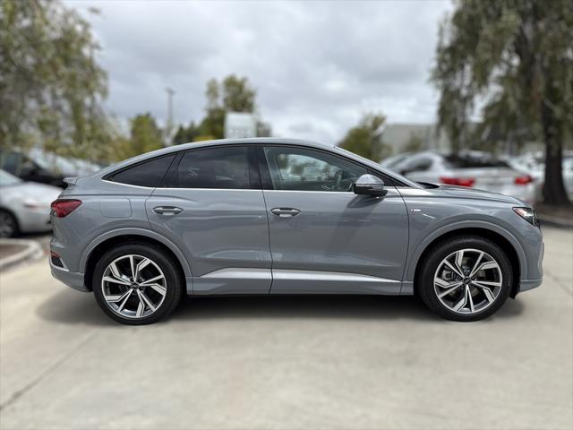new 2025 Audi Q4 e-tron Sportback car, priced at $61,780