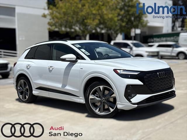 new 2025 Audi Q4 e-tron car, priced at $62,950