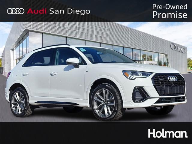 used 2024 Audi Q3 car, priced at $38,999