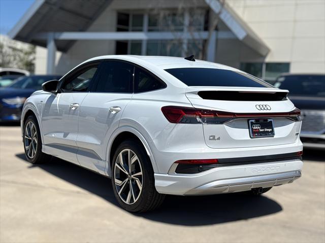 new 2025 Audi Q4 e-tron Sportback car, priced at $62,935