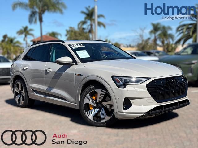 used 2022 Audi e-tron car, priced at $29,999