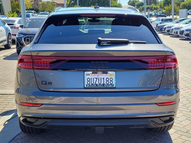 used 2021 Audi Q8 car, priced at $40,600