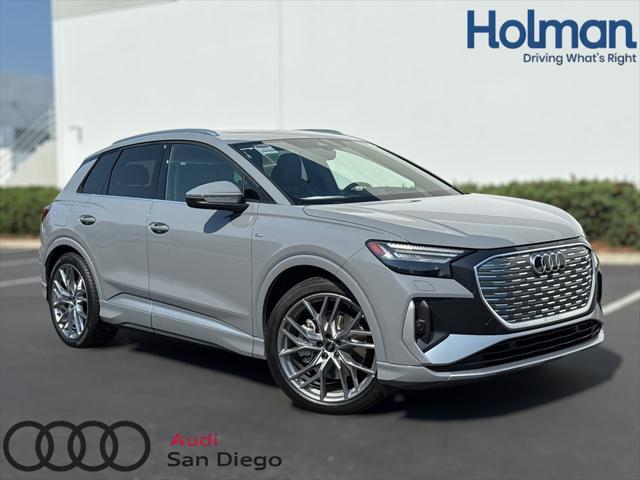 new 2025 Audi Q4 e-tron car, priced at $65,840