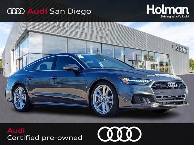 used 2021 Audi A7 car, priced at $47,500