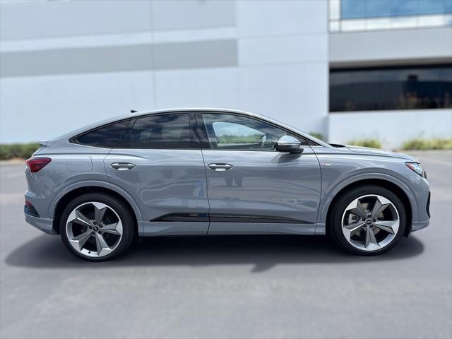 new 2025 Audi Q4 e-tron Sportback car, priced at $66,330