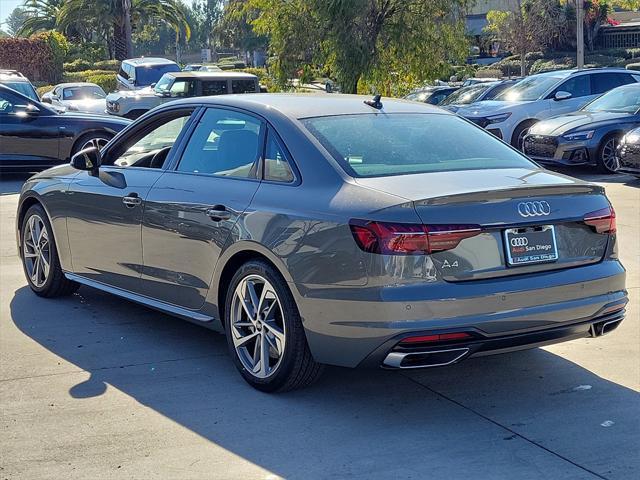 new 2025 Audi A4 car, priced at $48,075