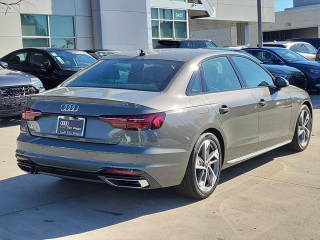 new 2025 Audi A4 car, priced at $48,075