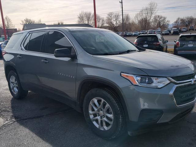 used 2021 Chevrolet Traverse car, priced at $21,300