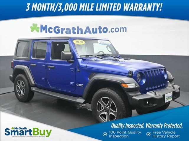 used 2020 Jeep Wrangler Unlimited car, priced at $23,494