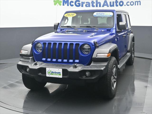 used 2020 Jeep Wrangler Unlimited car, priced at $23,494