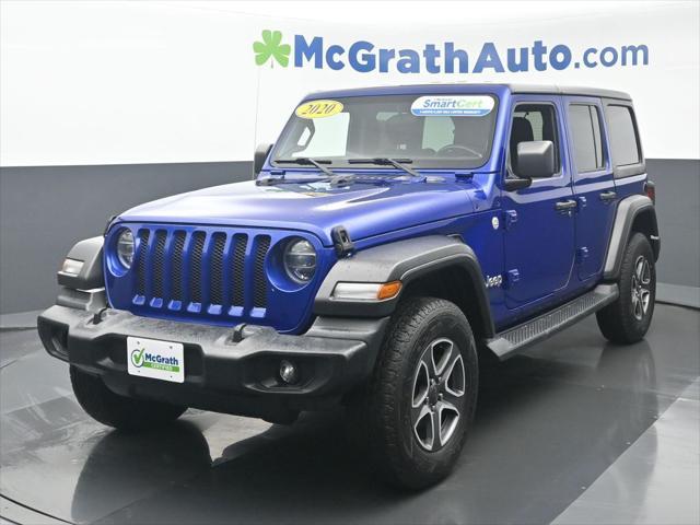 used 2020 Jeep Wrangler Unlimited car, priced at $23,494