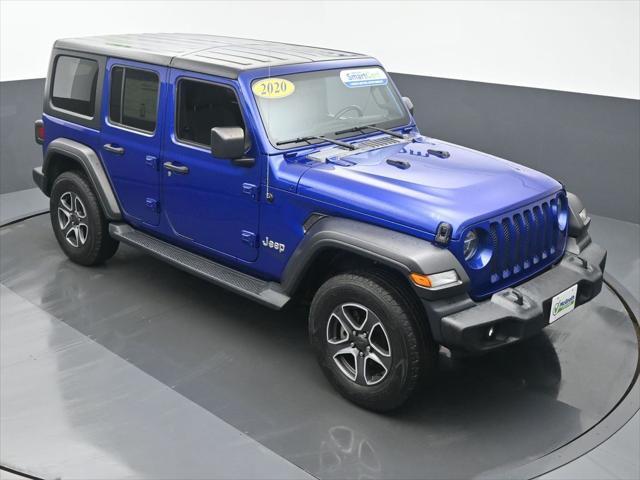 used 2020 Jeep Wrangler Unlimited car, priced at $23,494