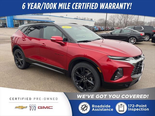 used 2022 Chevrolet Blazer car, priced at $32,801