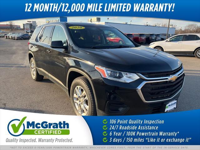 used 2020 Chevrolet Traverse car, priced at $20,250