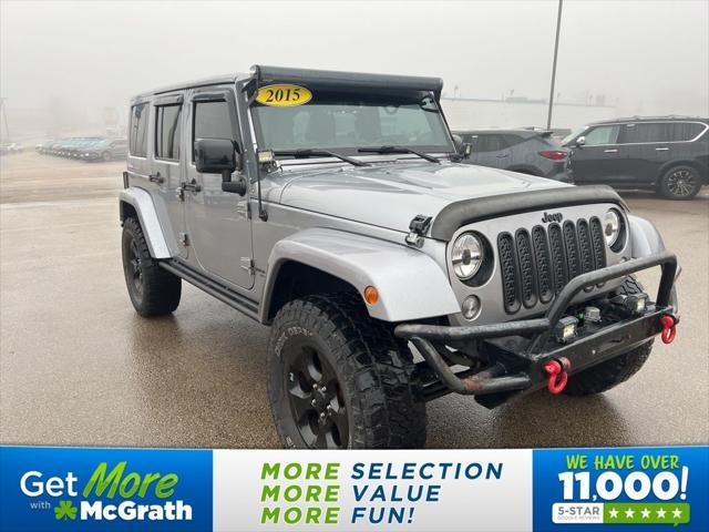 used 2015 Jeep Wrangler Unlimited car, priced at $13,900