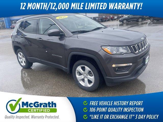 used 2021 Jeep Compass car, priced at $21,900
