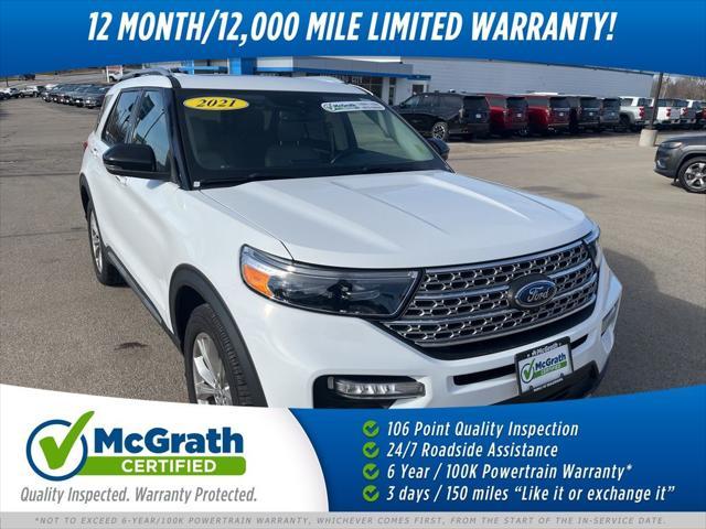 used 2021 Ford Explorer car, priced at $29,500