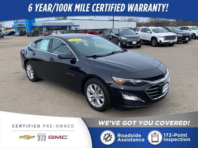 used 2022 Chevrolet Malibu car, priced at $18,500