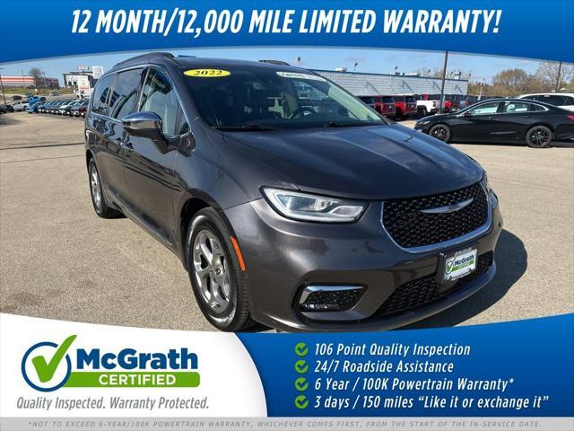 used 2022 Chrysler Pacifica car, priced at $27,517