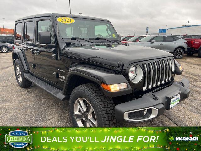 used 2021 Jeep Wrangler Unlimited car, priced at $32,727