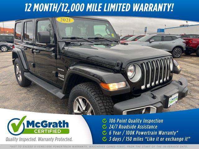 used 2021 Jeep Wrangler Unlimited car, priced at $33,640