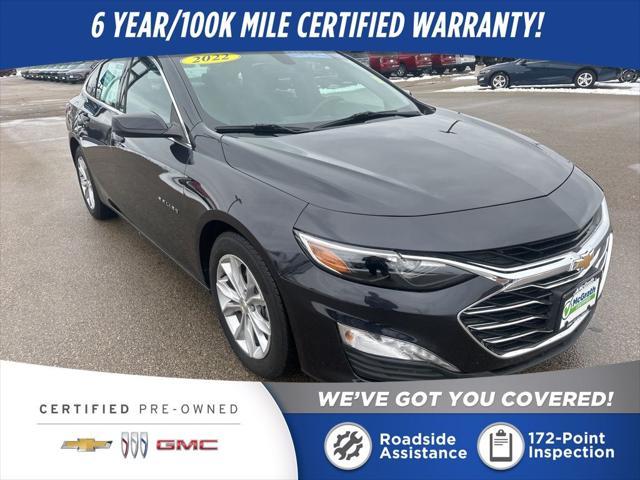 used 2022 Chevrolet Malibu car, priced at $18,498