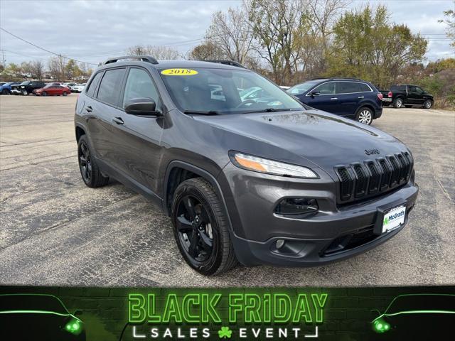 used 2018 Jeep Cherokee car, priced at $19,636