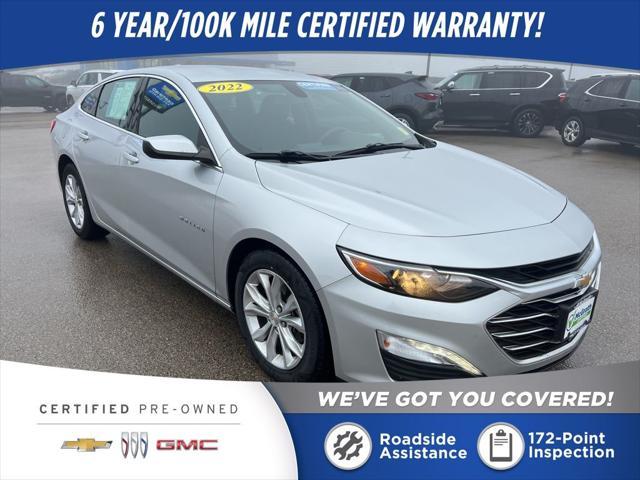 used 2022 Chevrolet Malibu car, priced at $18,654