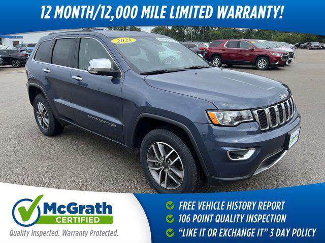 used 2021 Jeep Grand Cherokee car, priced at $31,491